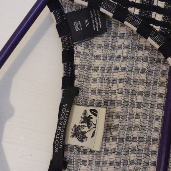 Scotch & Soda | Smocked Checked T Shirt - Picture 8 of 8